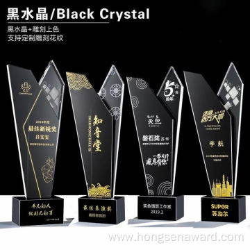 new design crystal  trophy